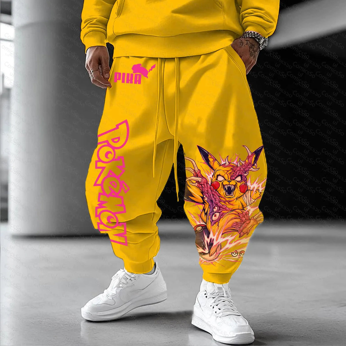 PKM-Unisex Casual Anime Streetwear Pants