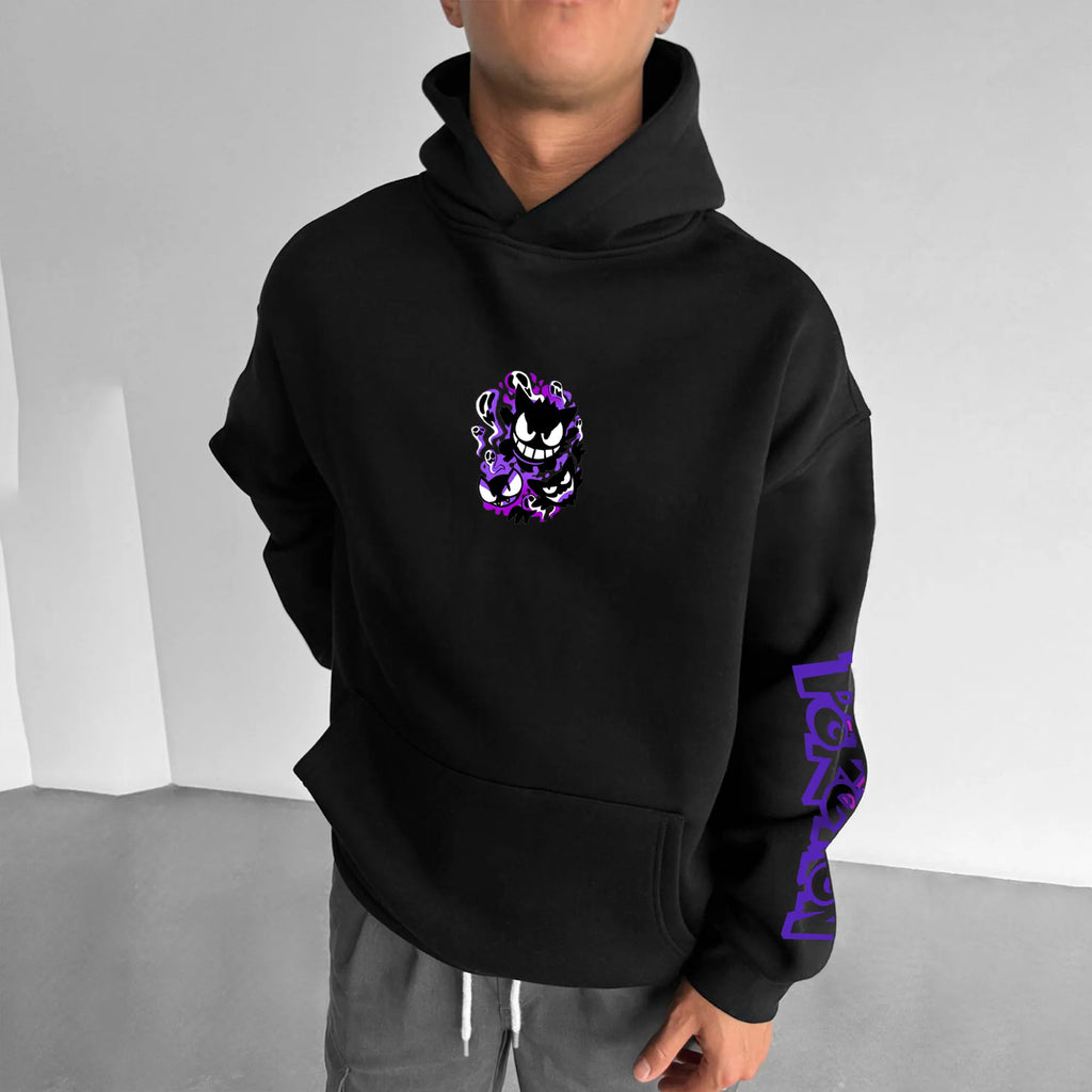 PKM-Unisex Anime Graphic Streetwear Vintage Hoodie