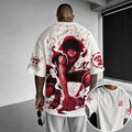 One Piece Unisex Short-Sleeve Corduroy T-Shirt With Anime Print