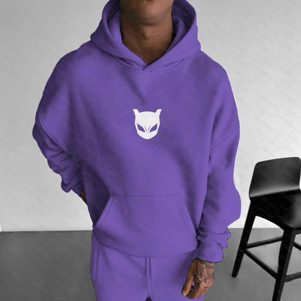 PKM-Unisex Anime Graphic Streetwear Vintage Hoodie