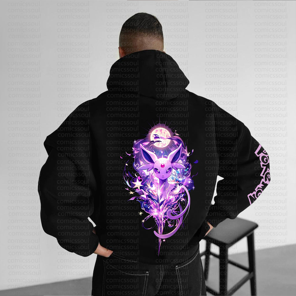 PKM-Unisex Anime Graphic Streetwear Vintage Hoodie