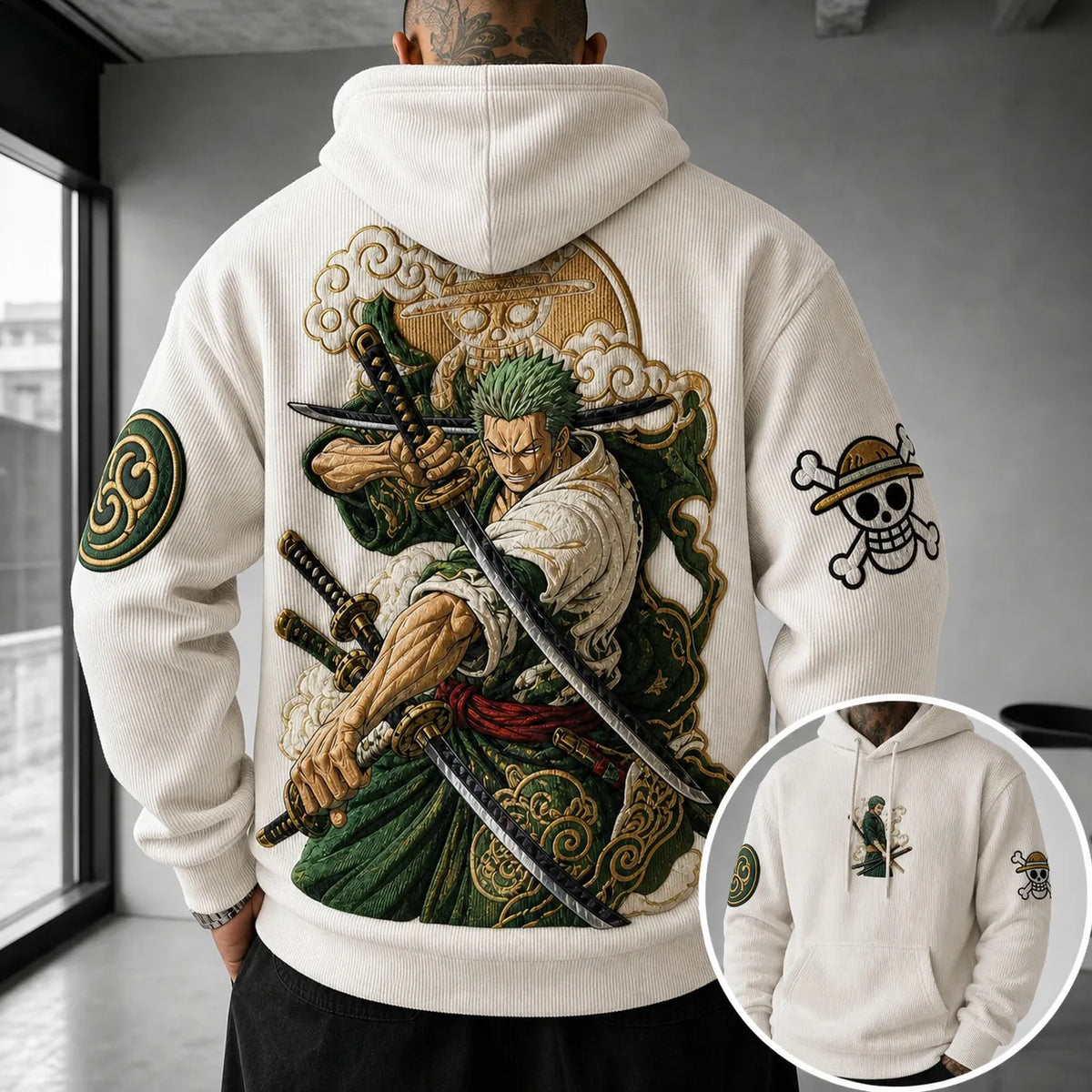 One Piece Unisex Anime-print Hoodie