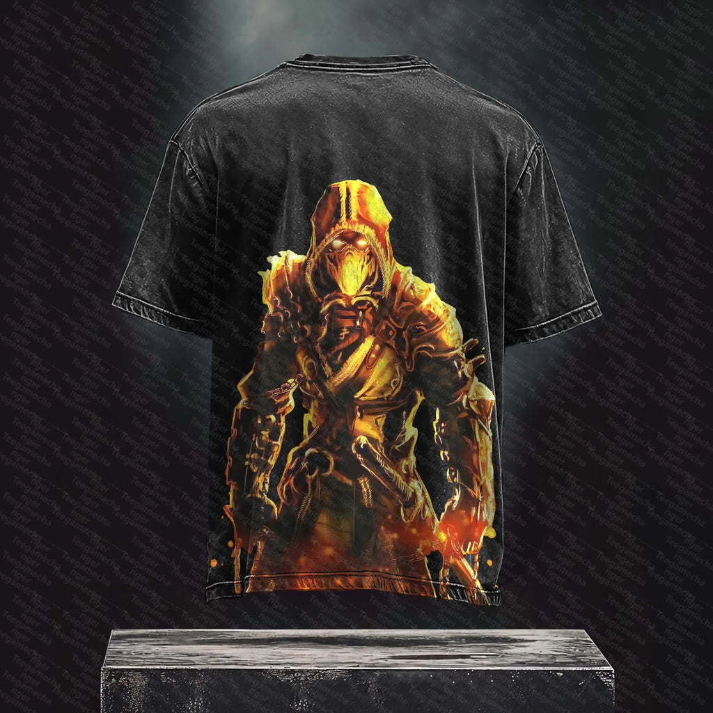 MK-Unisex  Inspired Vintage Washed T-Shirt