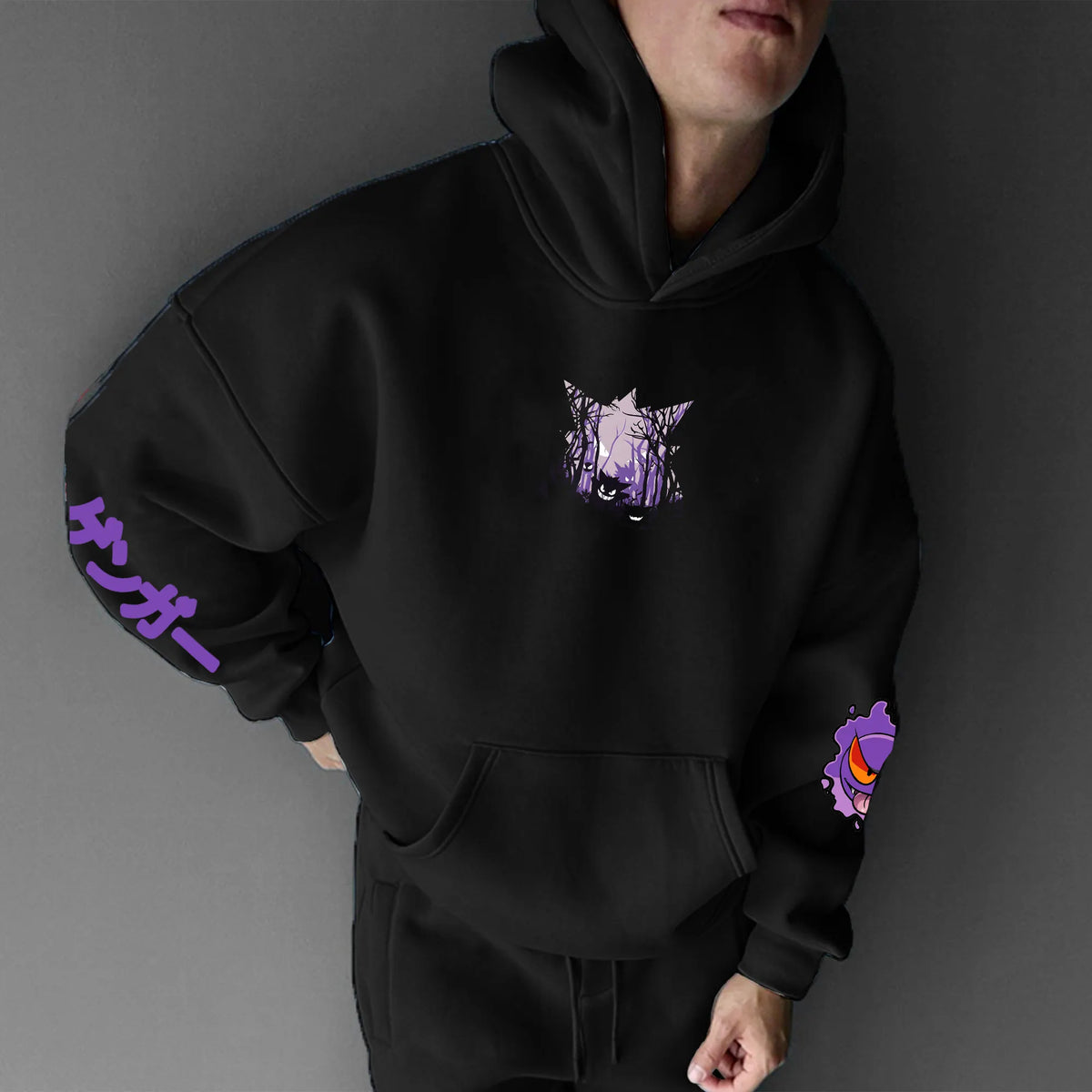 PKM-Unisex Anime Graphic Streetwear Vintage Hoodie