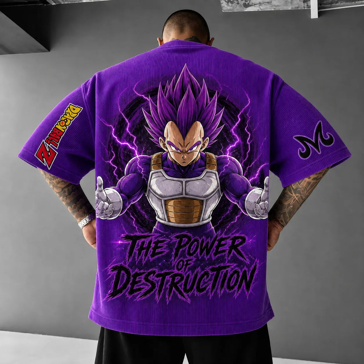 Dragon Ball Unisex Short-Sleeve Corduroy T-Shirt With Anime Print