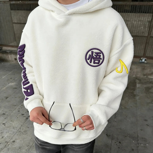 Dragon Ball Color Blocked Plush Hoodie