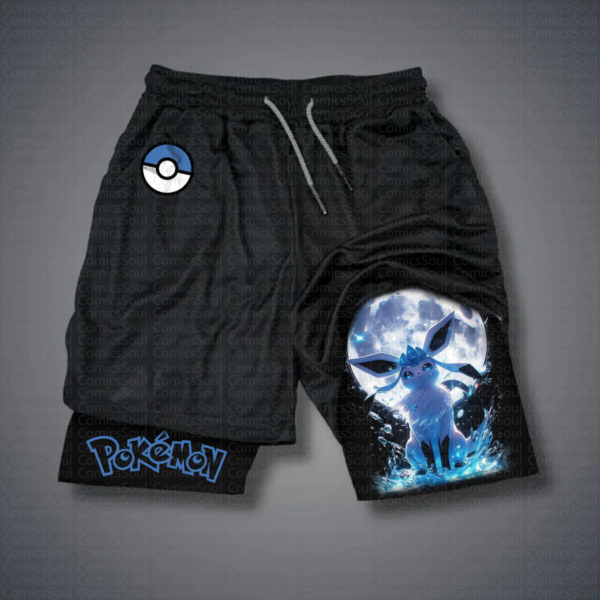 PKM-Unisex Casual Anime Streetwear Shorts
