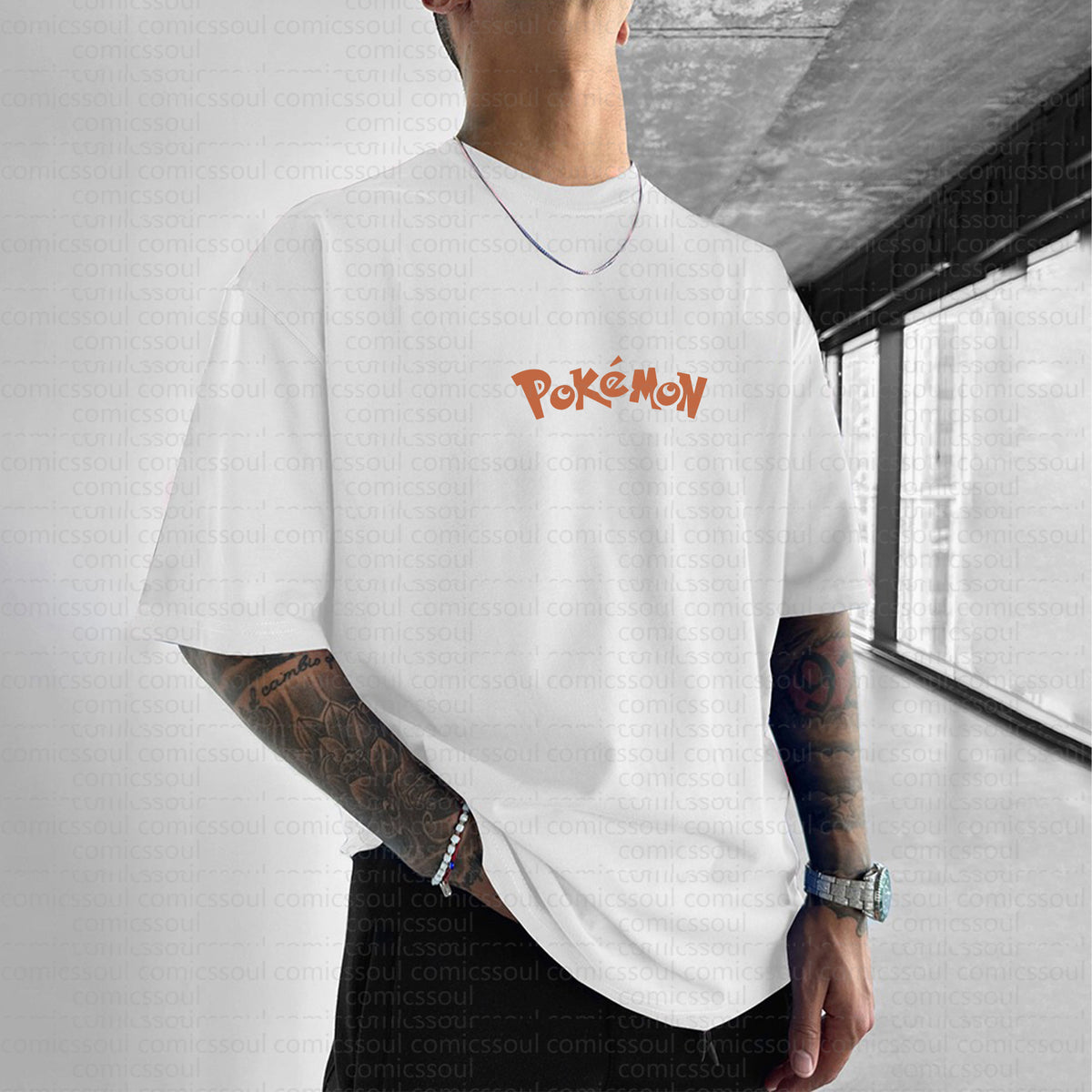 PKM-Unisex Anime Inspired Vintage T-Shirt