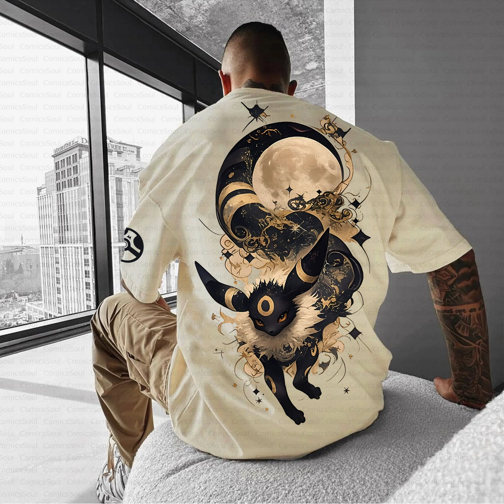 PKM-Unisex Anime Inspired Vintage T-Shirt