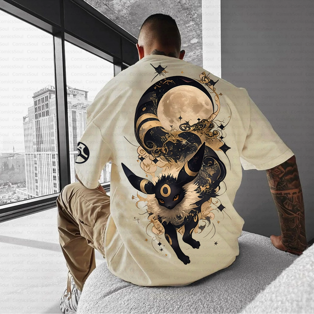 PKM-Unisex Anime Inspired Vintage T-Shirt