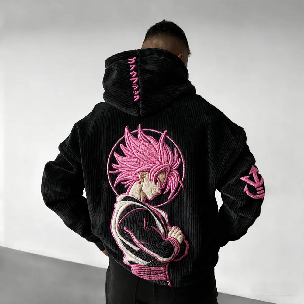 Dragon Ball Color Blocked Plush Hoodie