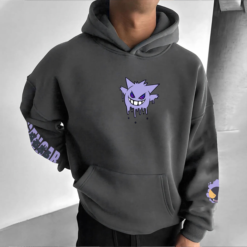 PKM-Unisex Anime Graphic Streetwear Vintage Hoodie