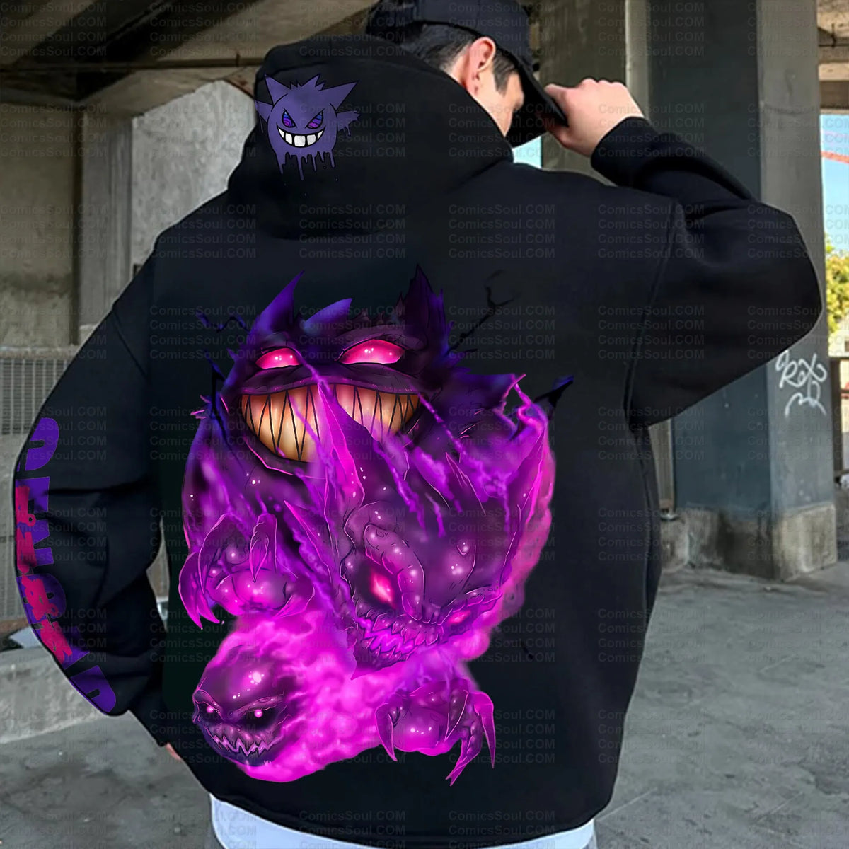 PKM-Unisex Graphic Streetwear Vintage Plush Hoodie