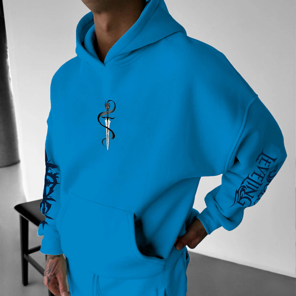 SL-Unisex Anime Graphic Streetwear Vintage Hoodie