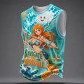 One Piece Pirate Crew Graphic Crew-Neck Tank Top