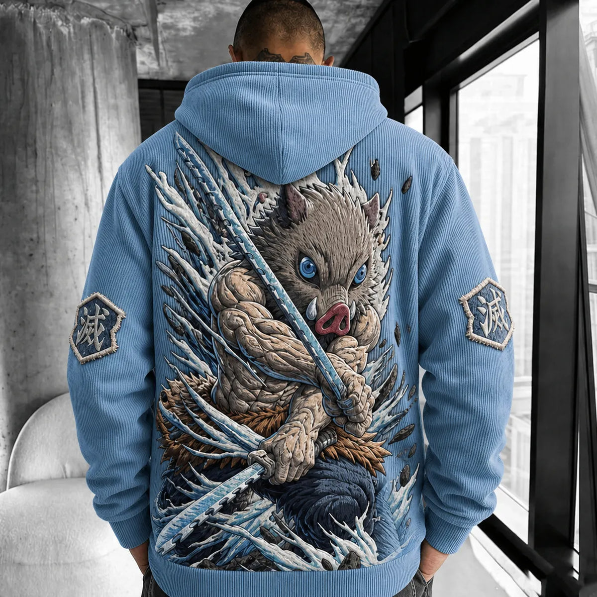 KNY Unisex Anime-print Hoodie