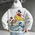 Dragon Ball Color Blocked Plush Hoodie