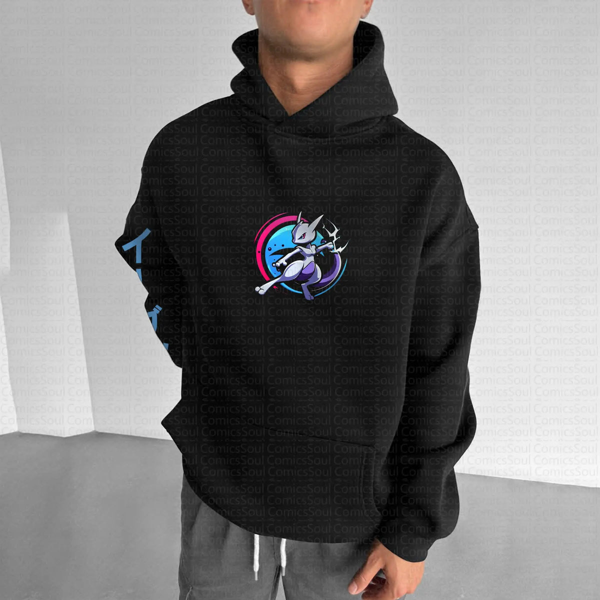 PKM-Unisex Anime Graphic Streetwear Vintage Hoodie