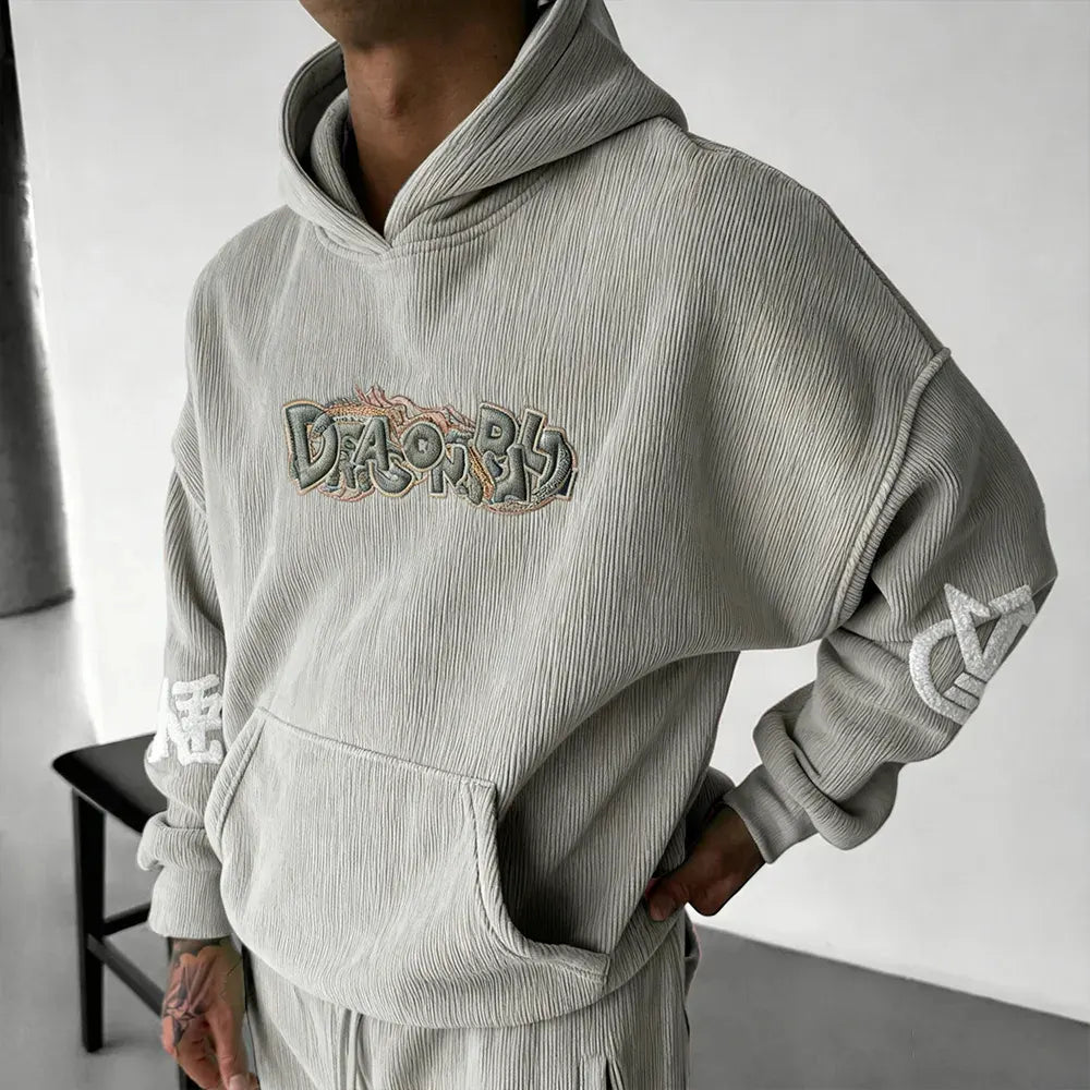 Dragon Ball Color Blocked Plush Hoodie