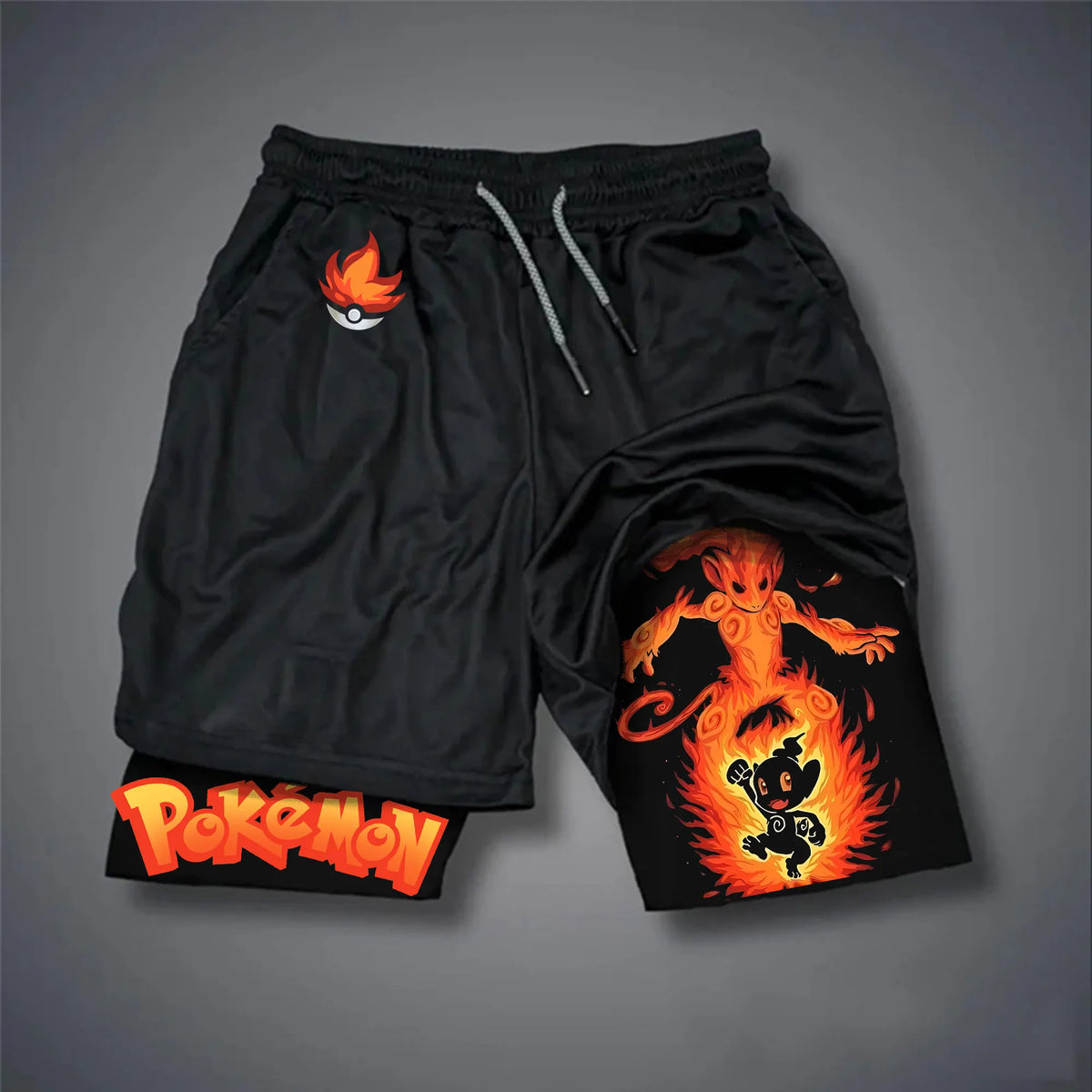 PKM-Unisex Casual Anime Streetwear Shorts
