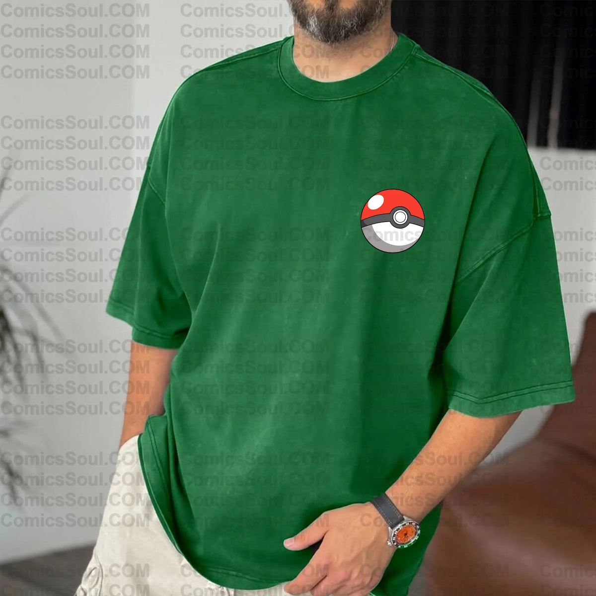 PKM-Unisex Anime Inspired Vintage T-Shirt