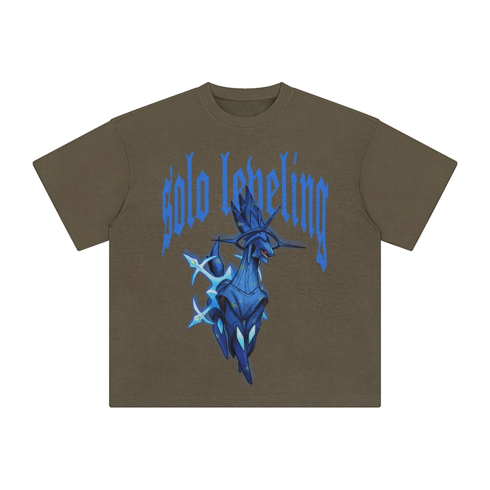 SL-Unisex Anime Inspired Washed  Vintage T-Shirt