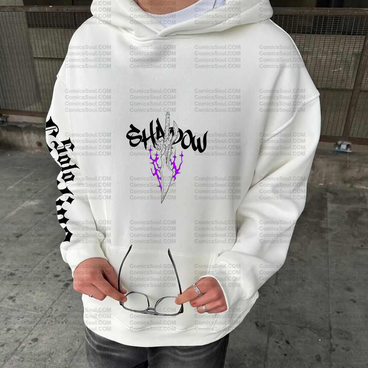 SL-Unisex Graphic Streetwear Vintage Plush Hoodie