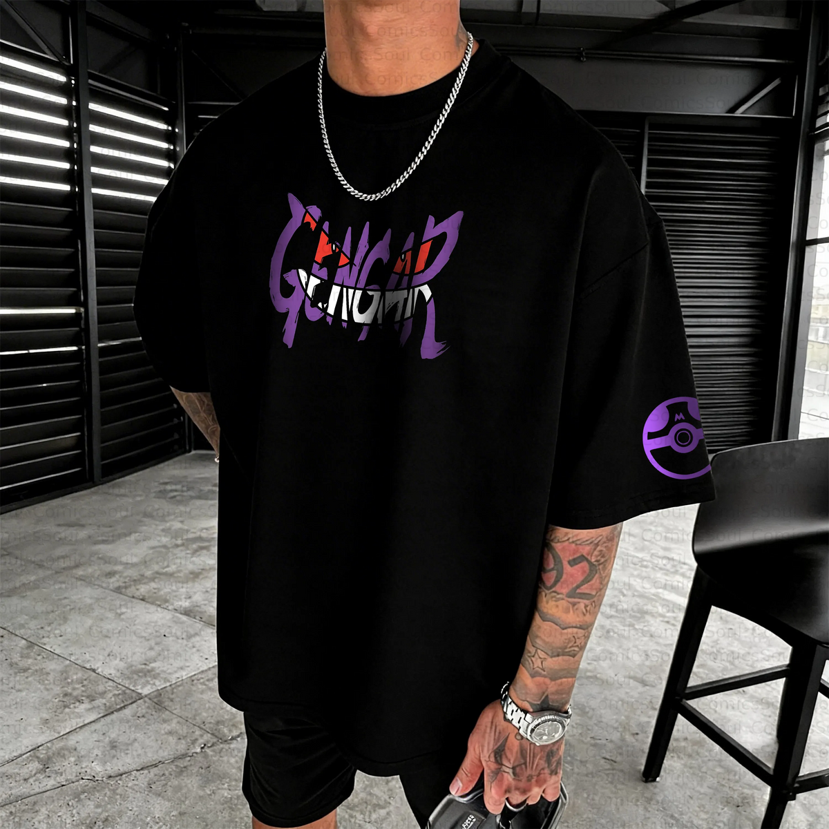 PKM-Unisex Anime Inspired Vintage T-Shirt