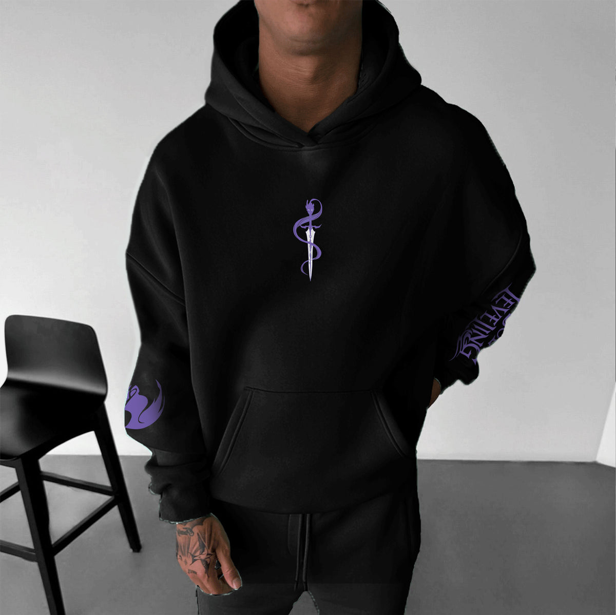 SL-Igris Unisex Anime Graphic Streetwear Vintage Hoodie