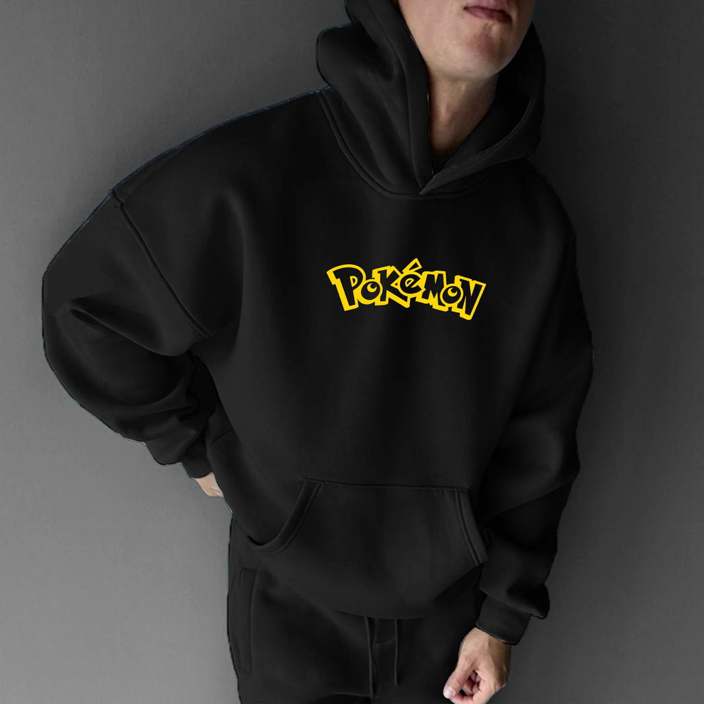 PKM-Unisex Anime Graphic Streetwear Vintage Hoodie