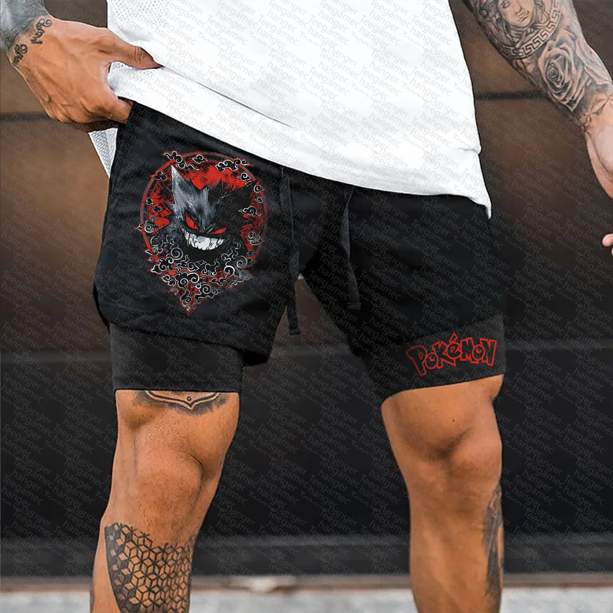 PKM-Unisex Casual Anime Streetwear Shorts
