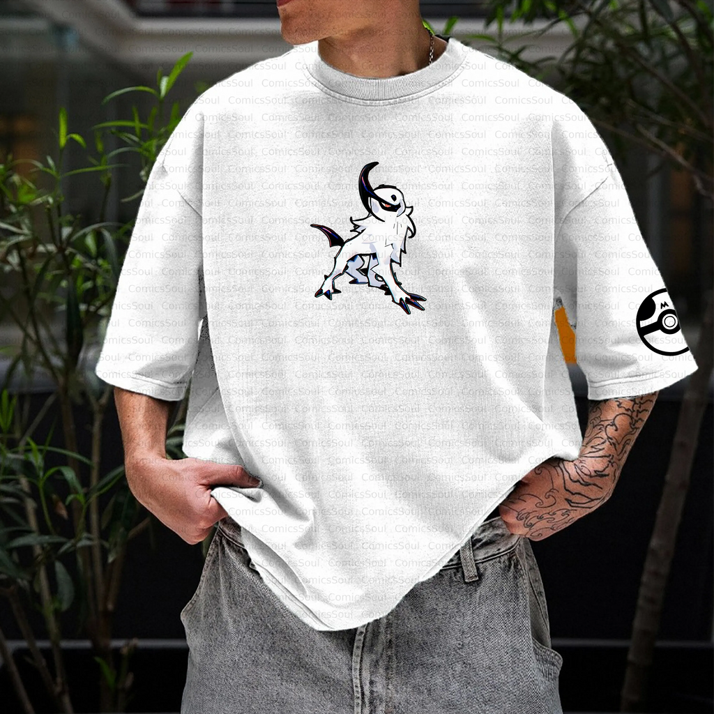 PKM-Unisex Anime Inspired Vintage T-Shirt