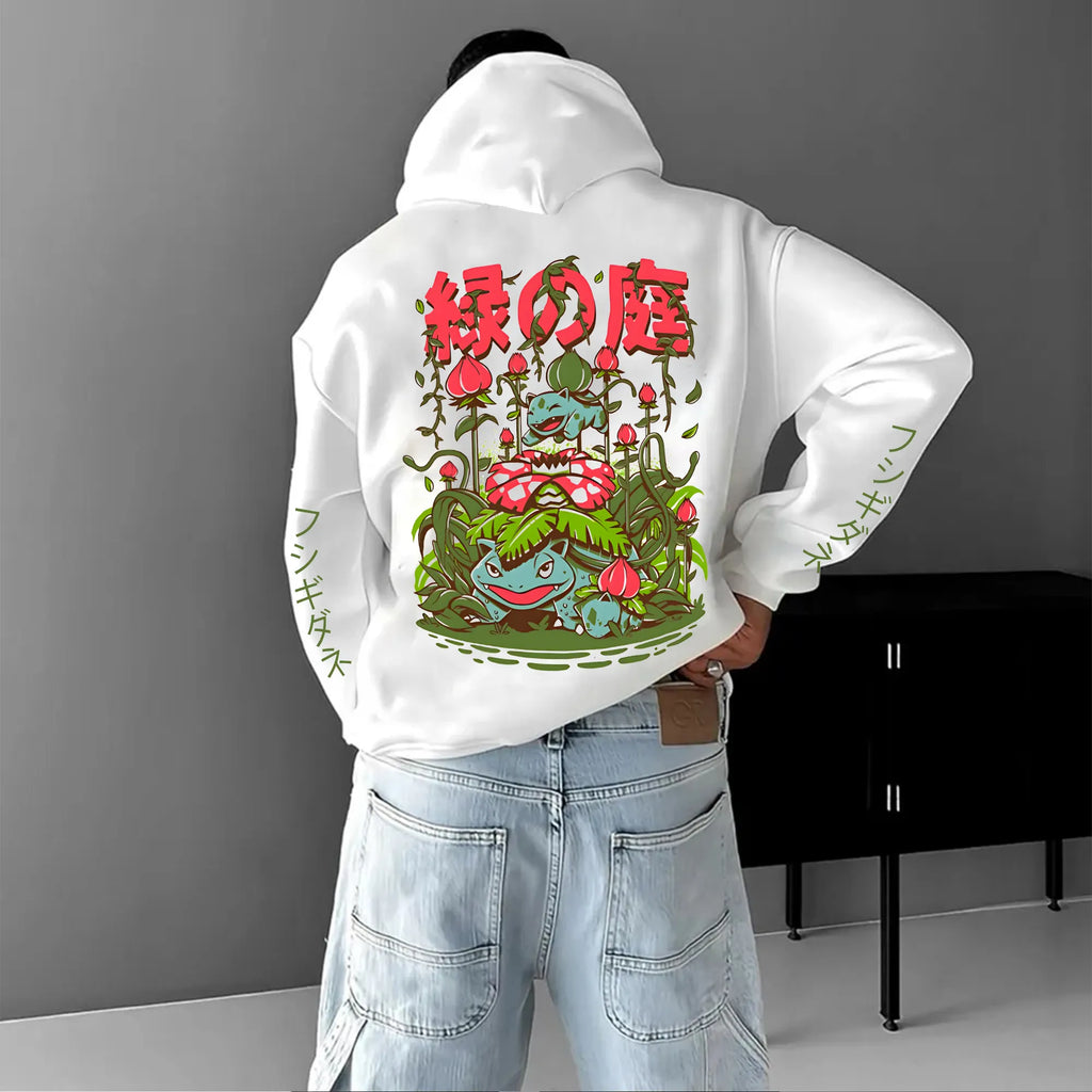 PKM-Unisex Anime Graphic Streetwear Vintage Hoodie