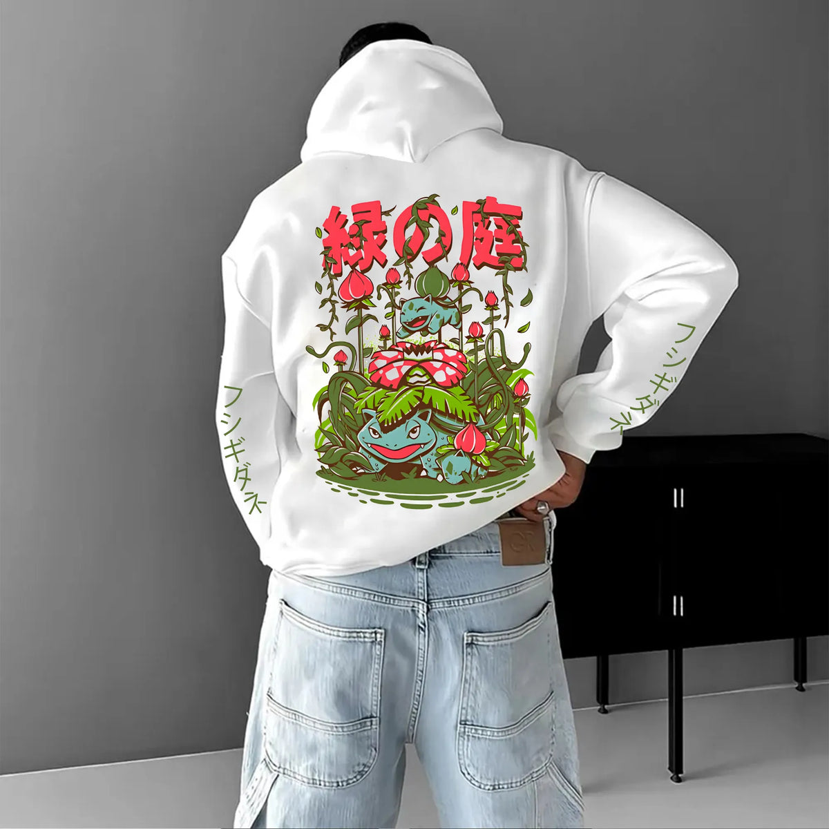 PKM-Unisex Anime Graphic Streetwear Vintage Hoodie
