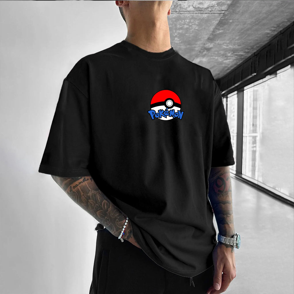 PKM-Unisex Anime Inspired Vintage T-Shirt