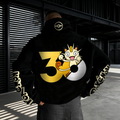 PKM-Unisex Anime Inspired Vintage Plush Hoodie