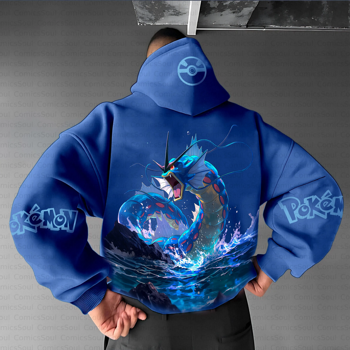 PKM-Unisex Anime Inspired Vintage Plush Hoodie