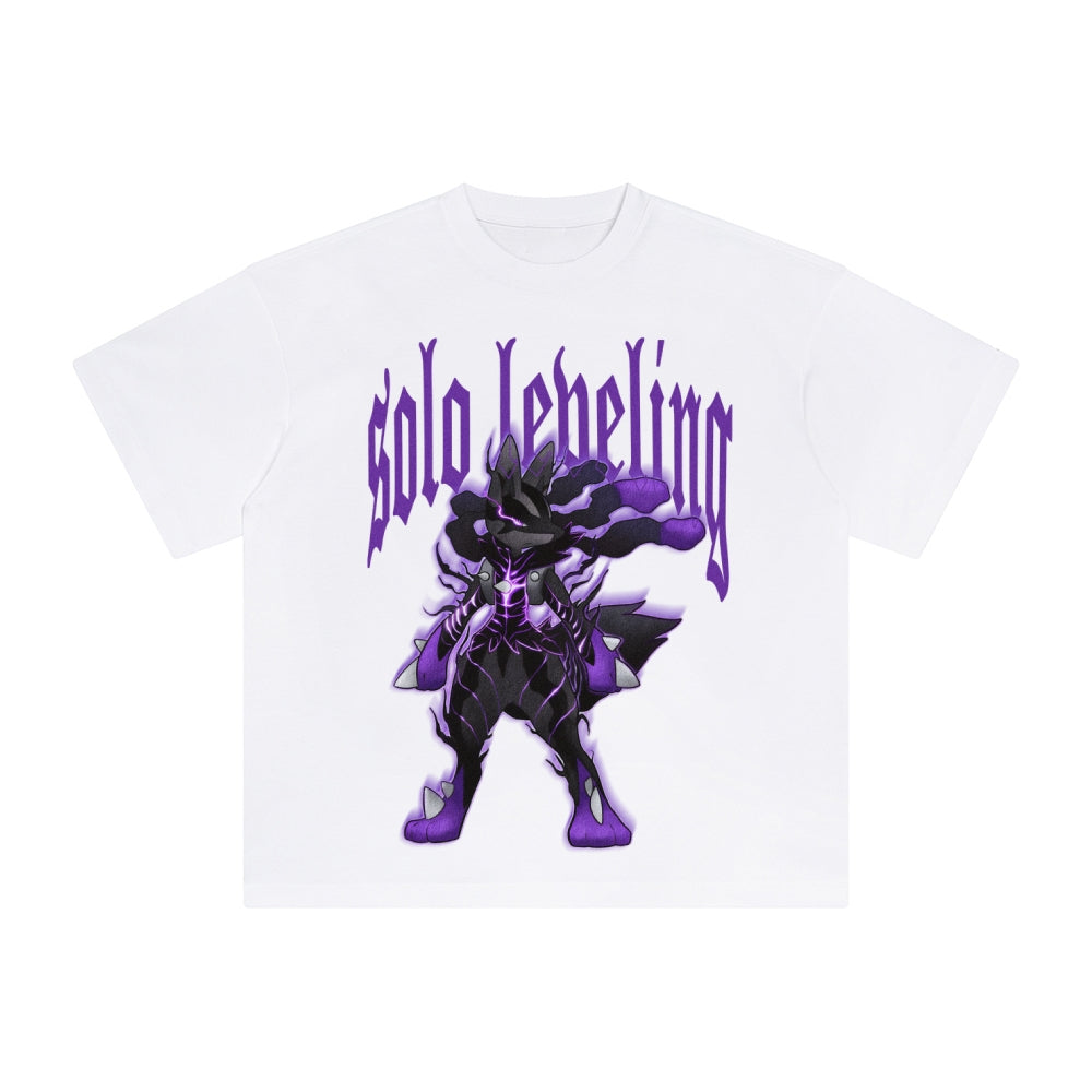 SL-Unisex Anime Inspired Washed  Vintage T-Shirt