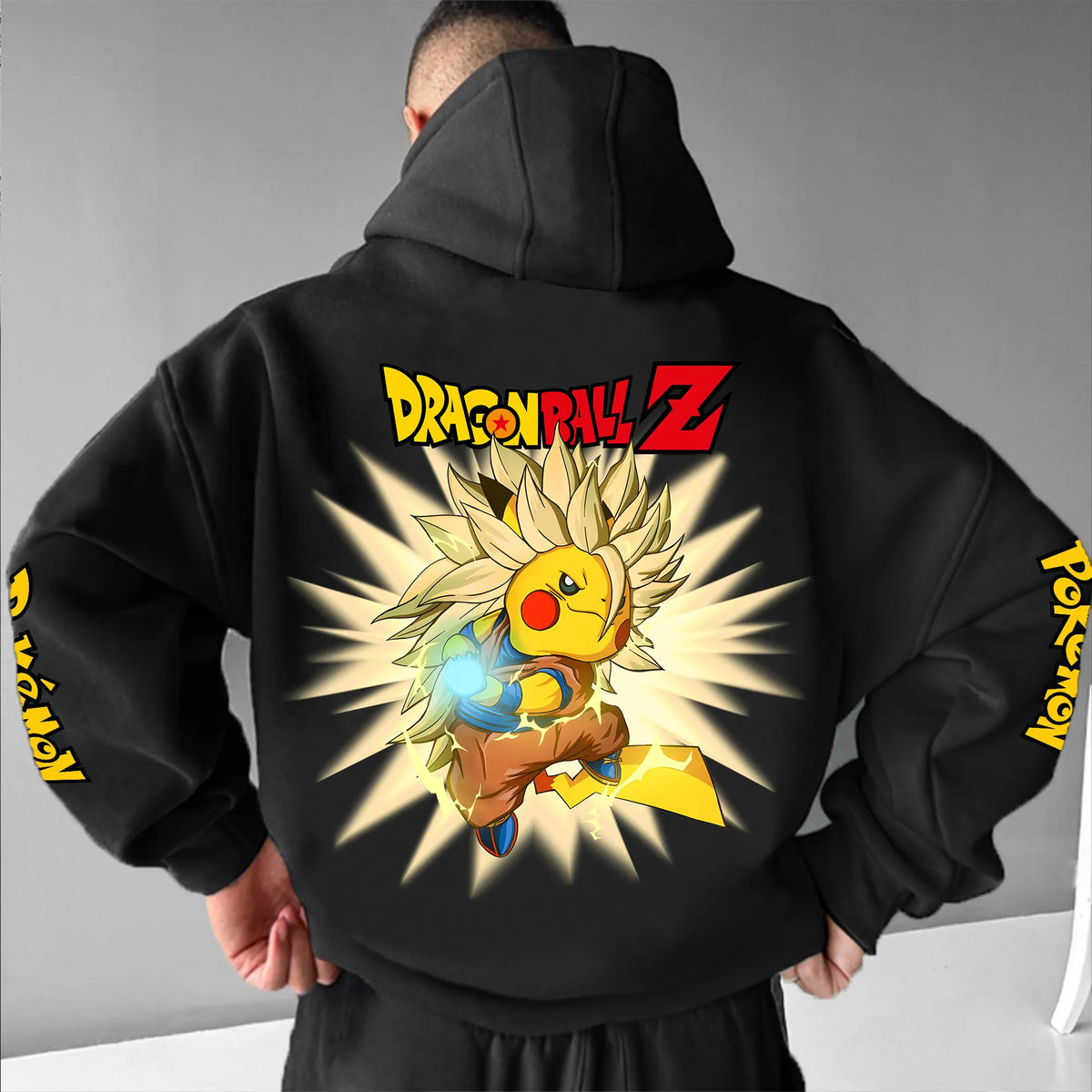 PKM-Unisex Vintage Hoodie丨Pikachu