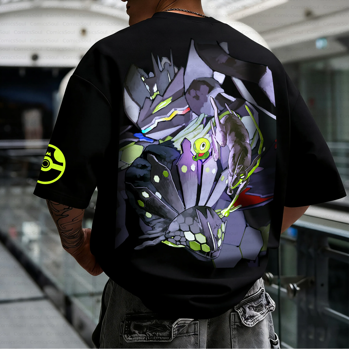 PKM-Unisex Anime Inspired Vintage T-Shirt