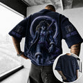 One Piece Unisex Short-Sleeve Corduroy T-Shirt With Anime Print