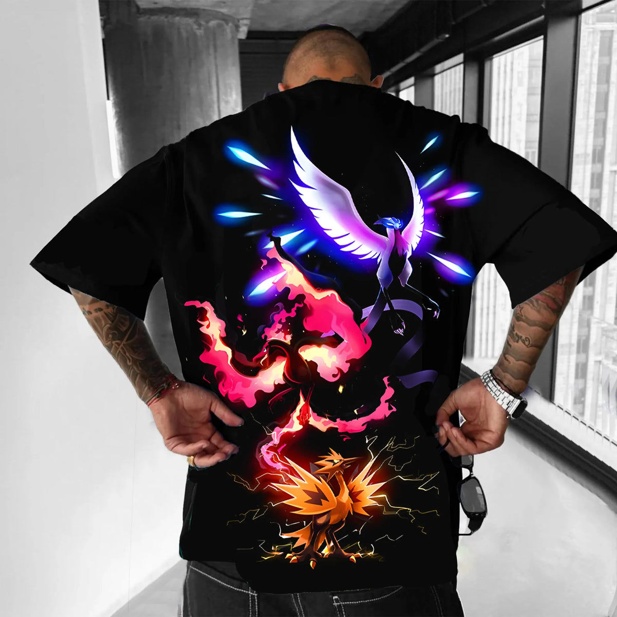 PKM-Unisex Anime Inspired Vintage T-Shirt