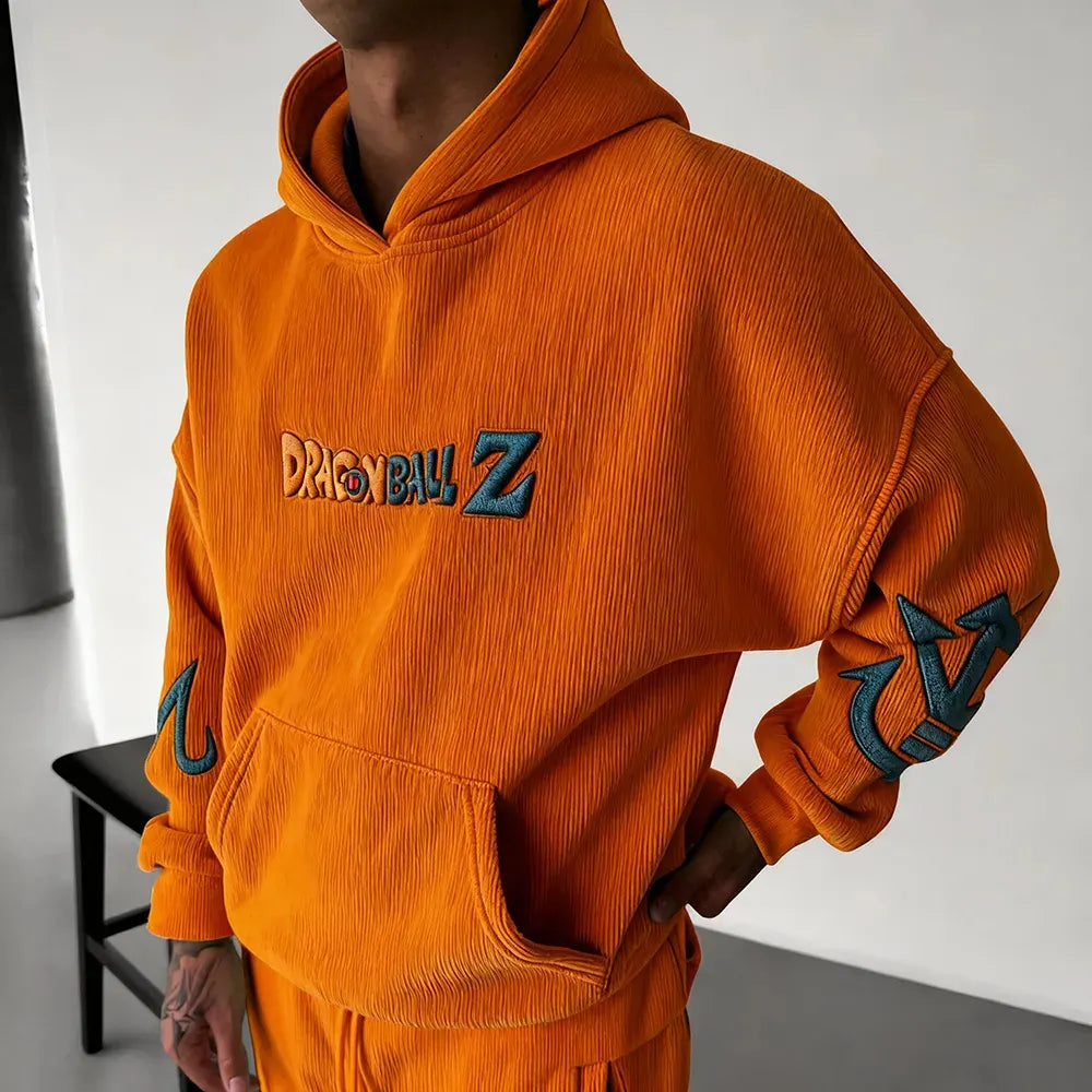 Dragon Ball Color Blocked Plush Hoodie