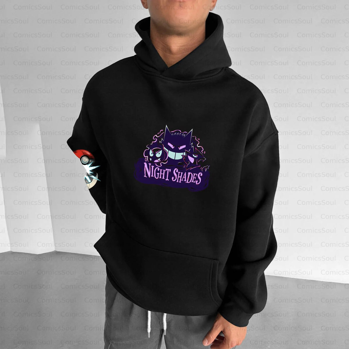 PKM-Unisex Graphic Streetwear Vintage Plush Hoodie