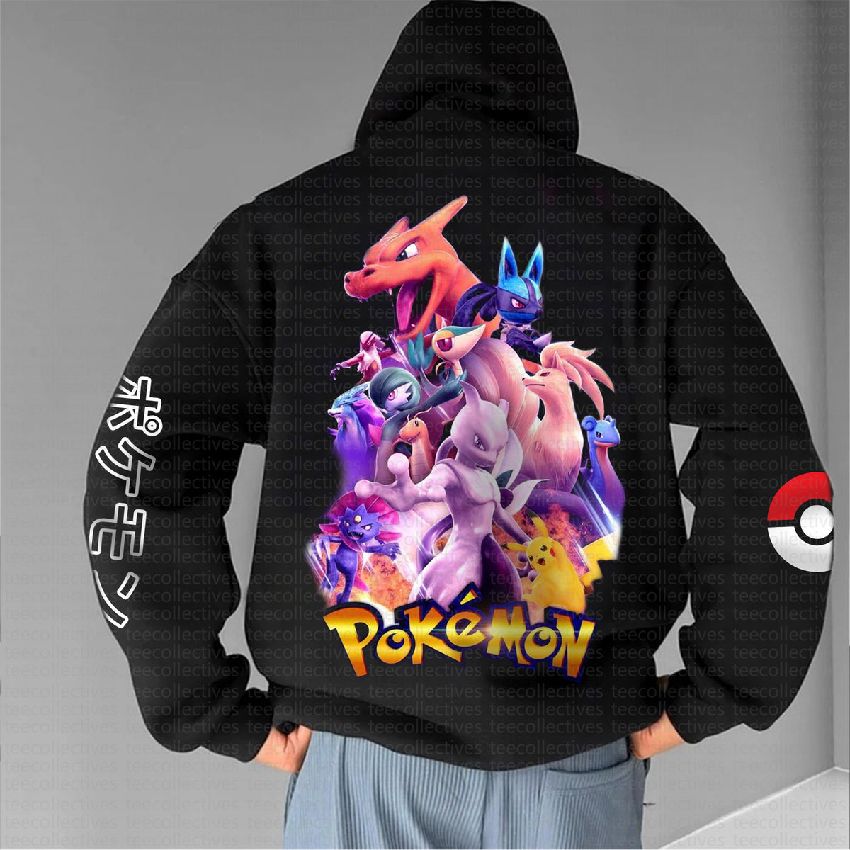 PKM-Unisex Anime Graphic Streetwear Vintage Hoodie