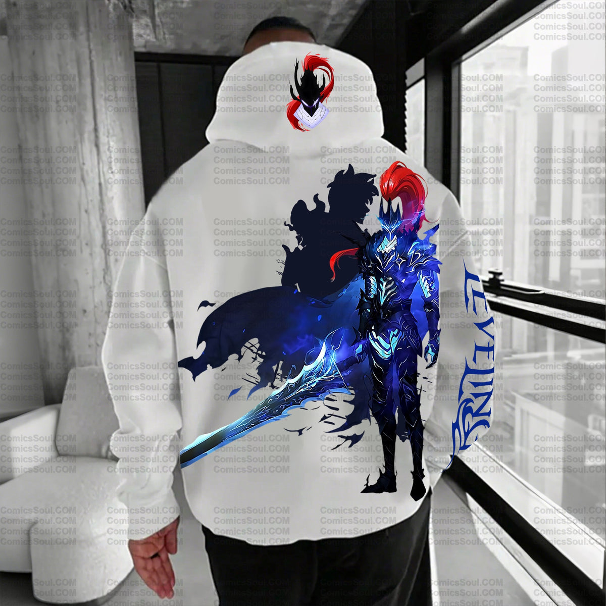 SL-Unisex Graphic Streetwear Vintage Plush Hoodie