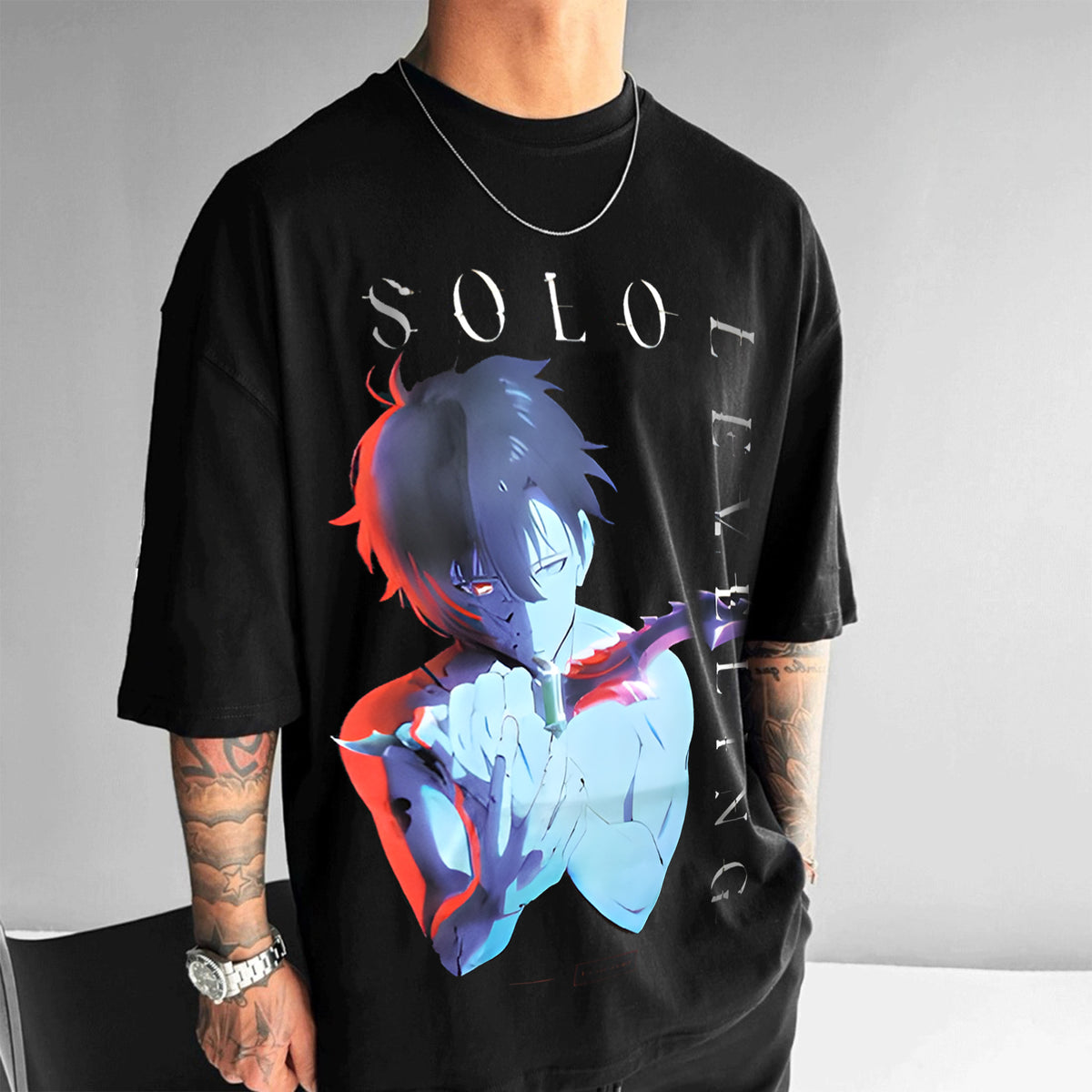 SL-Unisex Anime Inspired Vintage T-Shirt