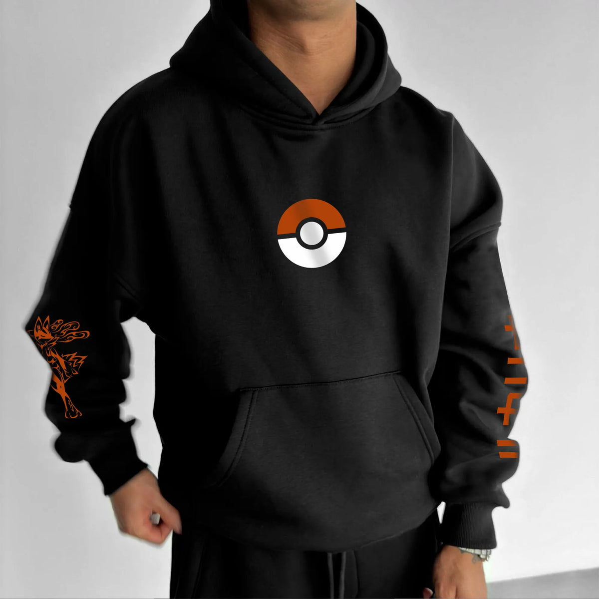 PKM-Unisex Anime Graphic Streetwear Vintage Hoodie