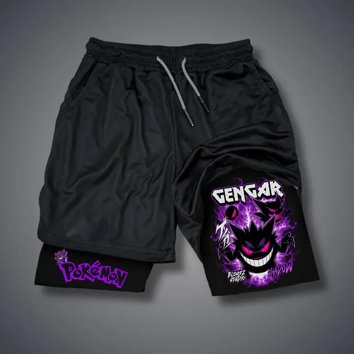PKM-Unisex Casual Anime Streetwear Shorts