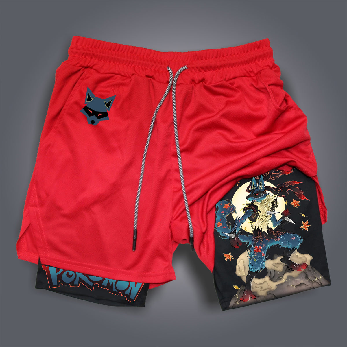 PKM-Unisex Casual Anime Streetwear Shorts